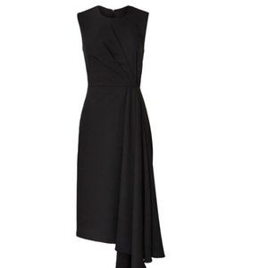 Adam Lippes Black Drape Dress